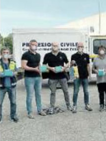 consegna delle mascherine