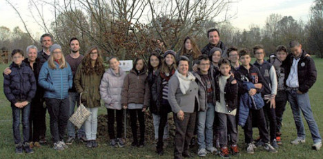 foto di gruppo con Sindaco